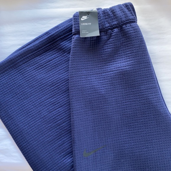 New Nike navy loose fit wide leg pants - Picture 7 of 9